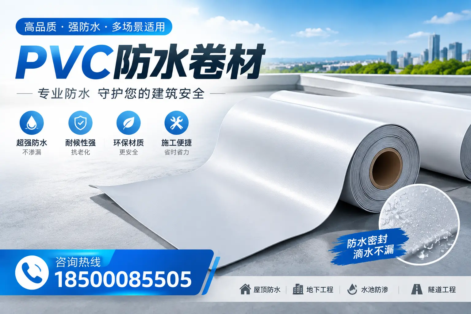 PVC防水卷材的市场竞争分析，三明品牌选择参考